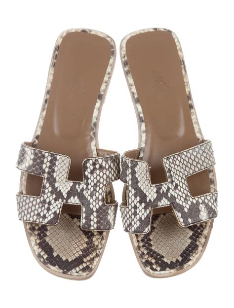 hermes slippers women|hermes snakeskin sandals.